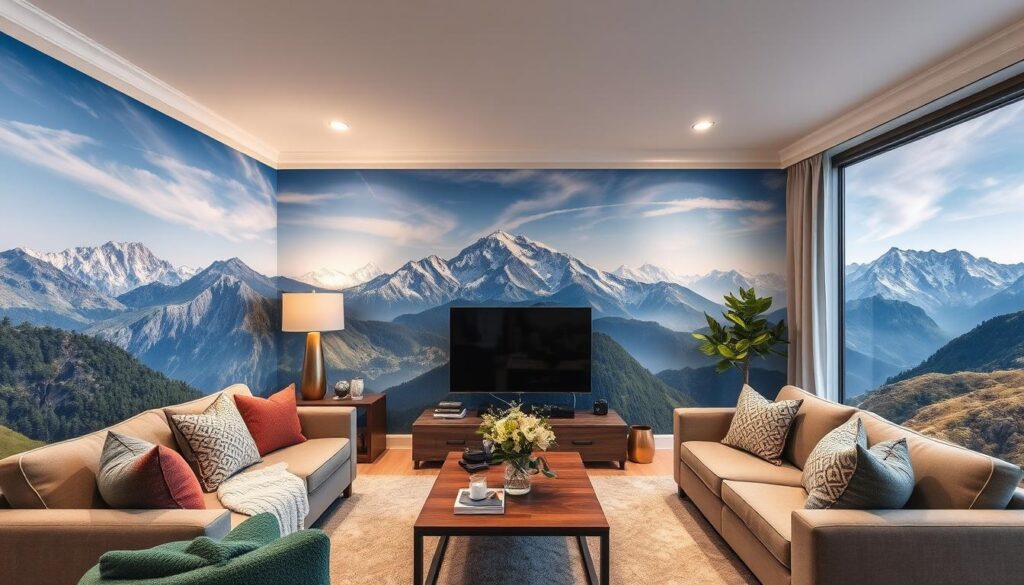 zastosowania tapety panoramicznej