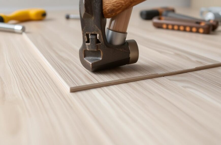 Czy panele winylowe można dobijać młotkiem