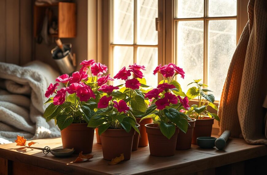 jak przezimować pelargonie