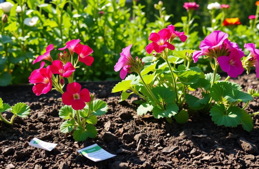 kiedy siać pelargonie