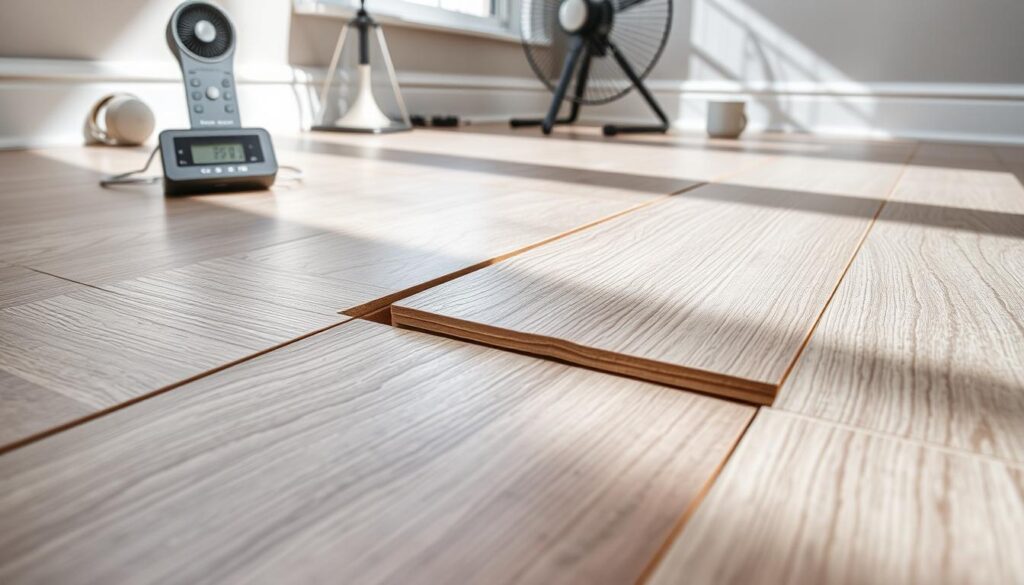 przyczyny rozchodzenia się paneli winylowych