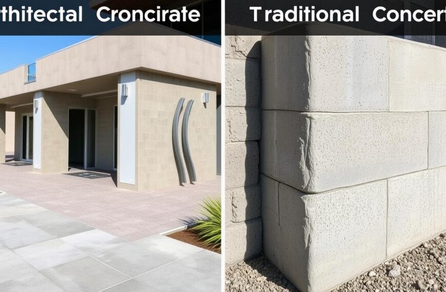 beton architektoniczny a tradycyjny