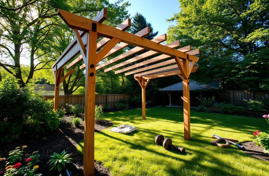 budowa pergoli ogrodowej