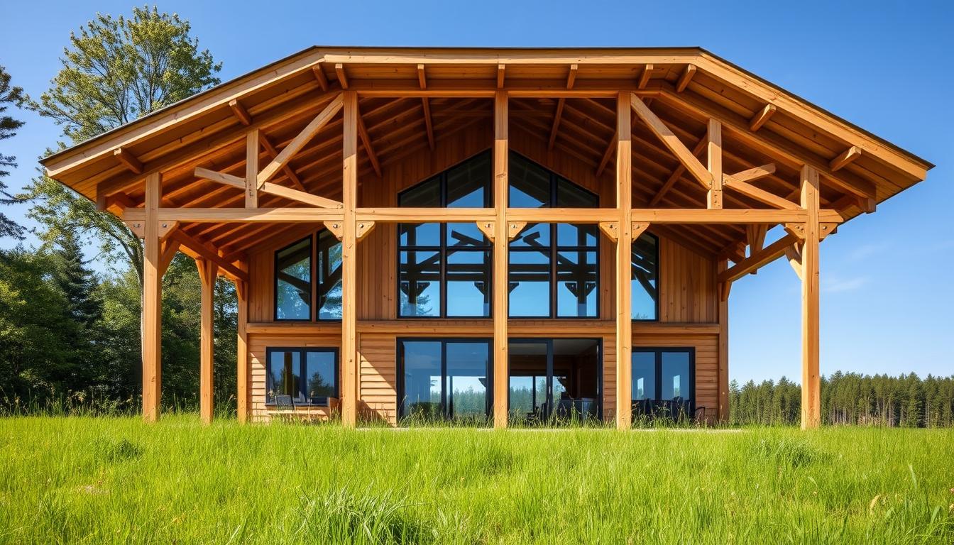 dom w technologii szkieletowej