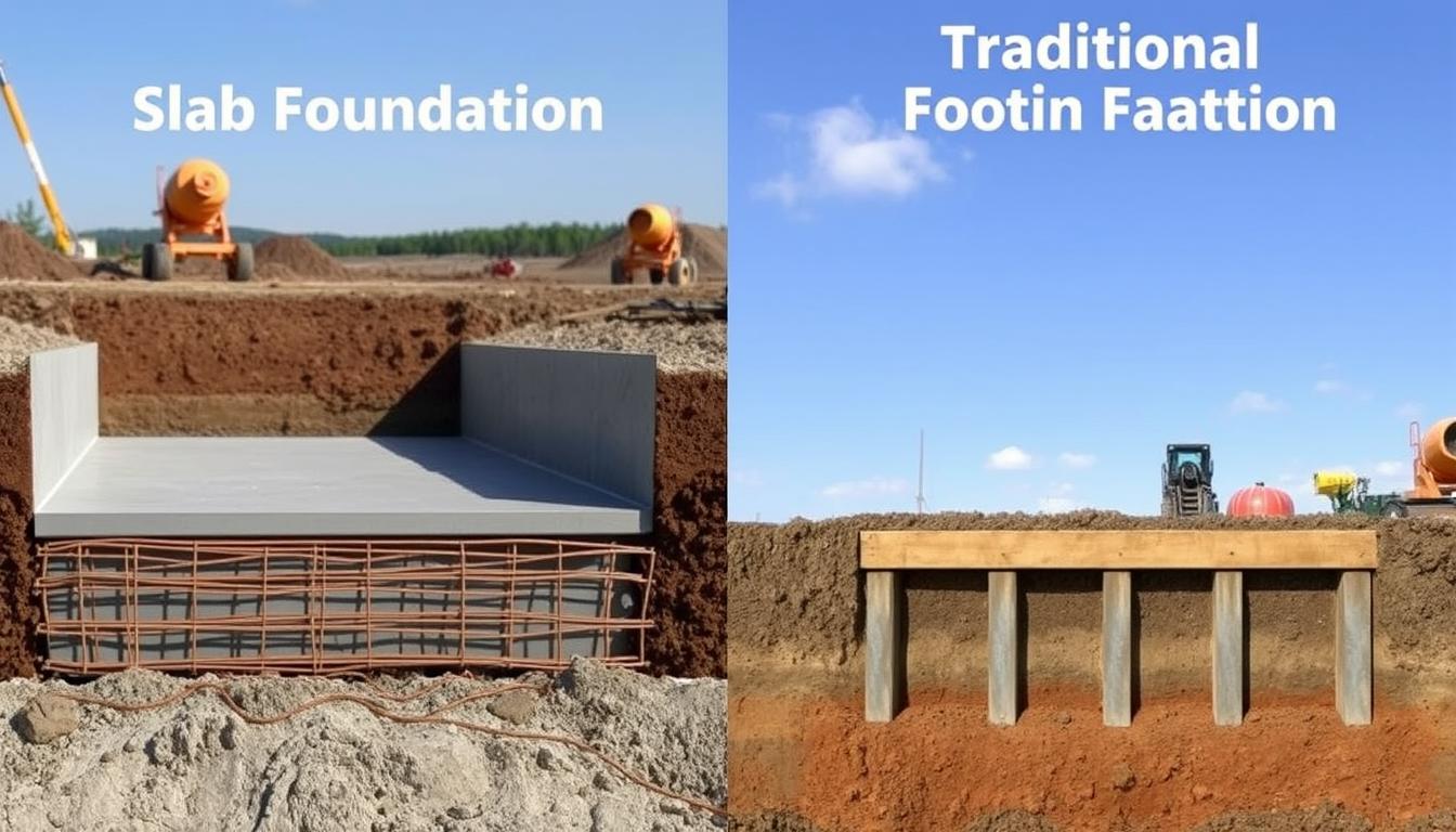 fundamenty płytowe a tradycyjne