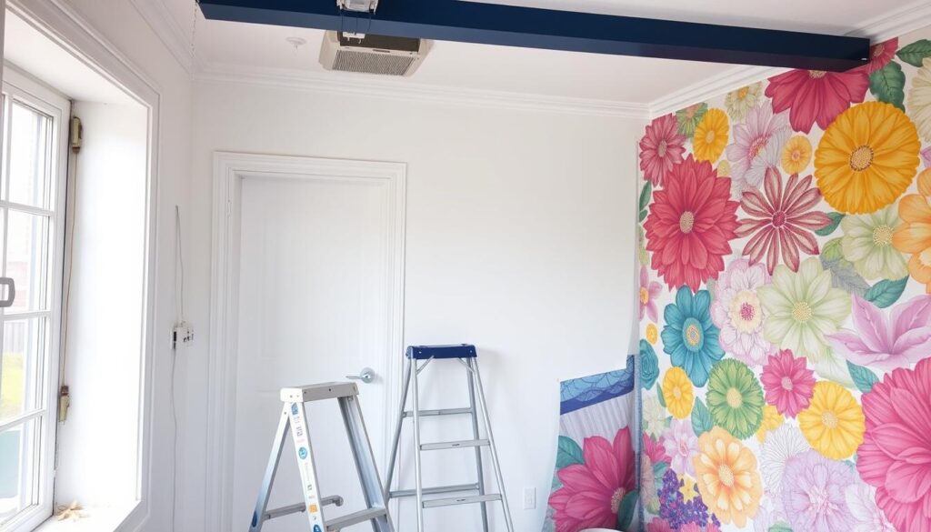 jak położyć tapetę winylową