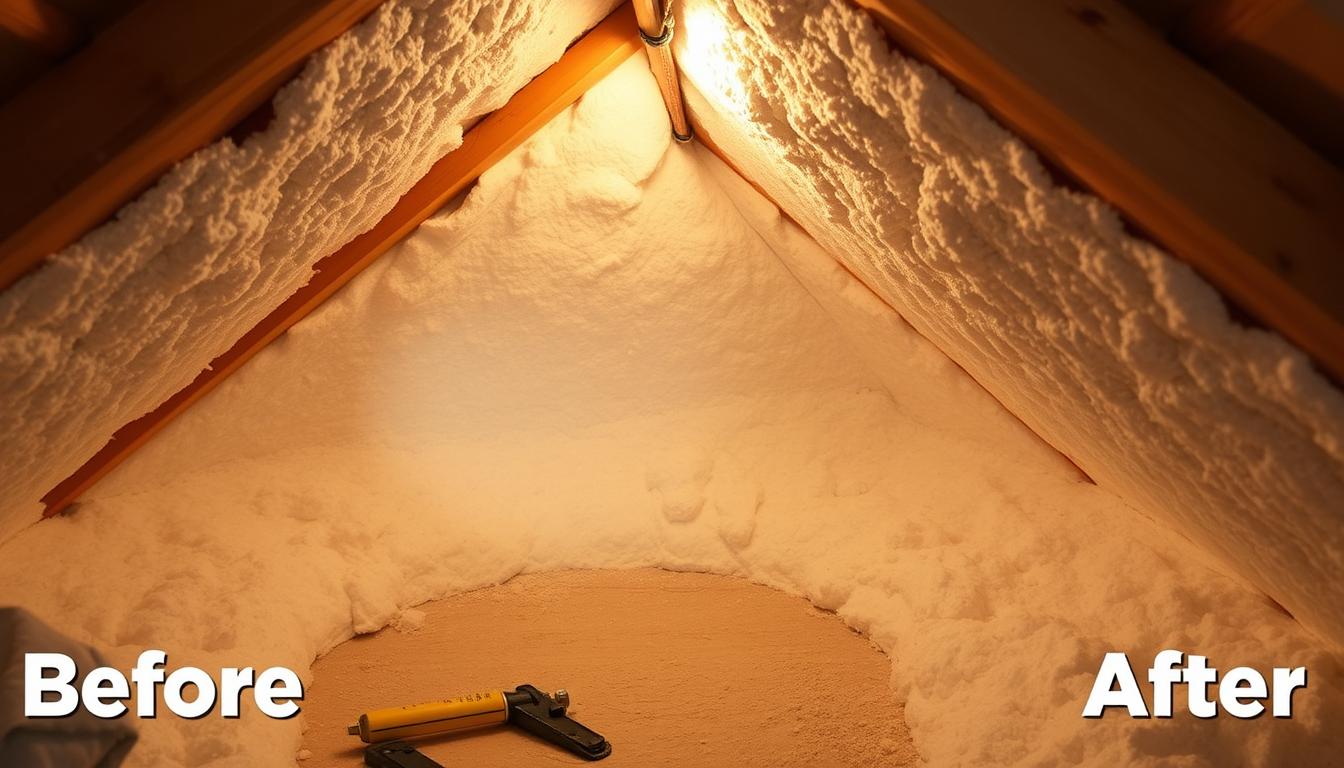 koszt ocieplenia poddasza pianką PUR