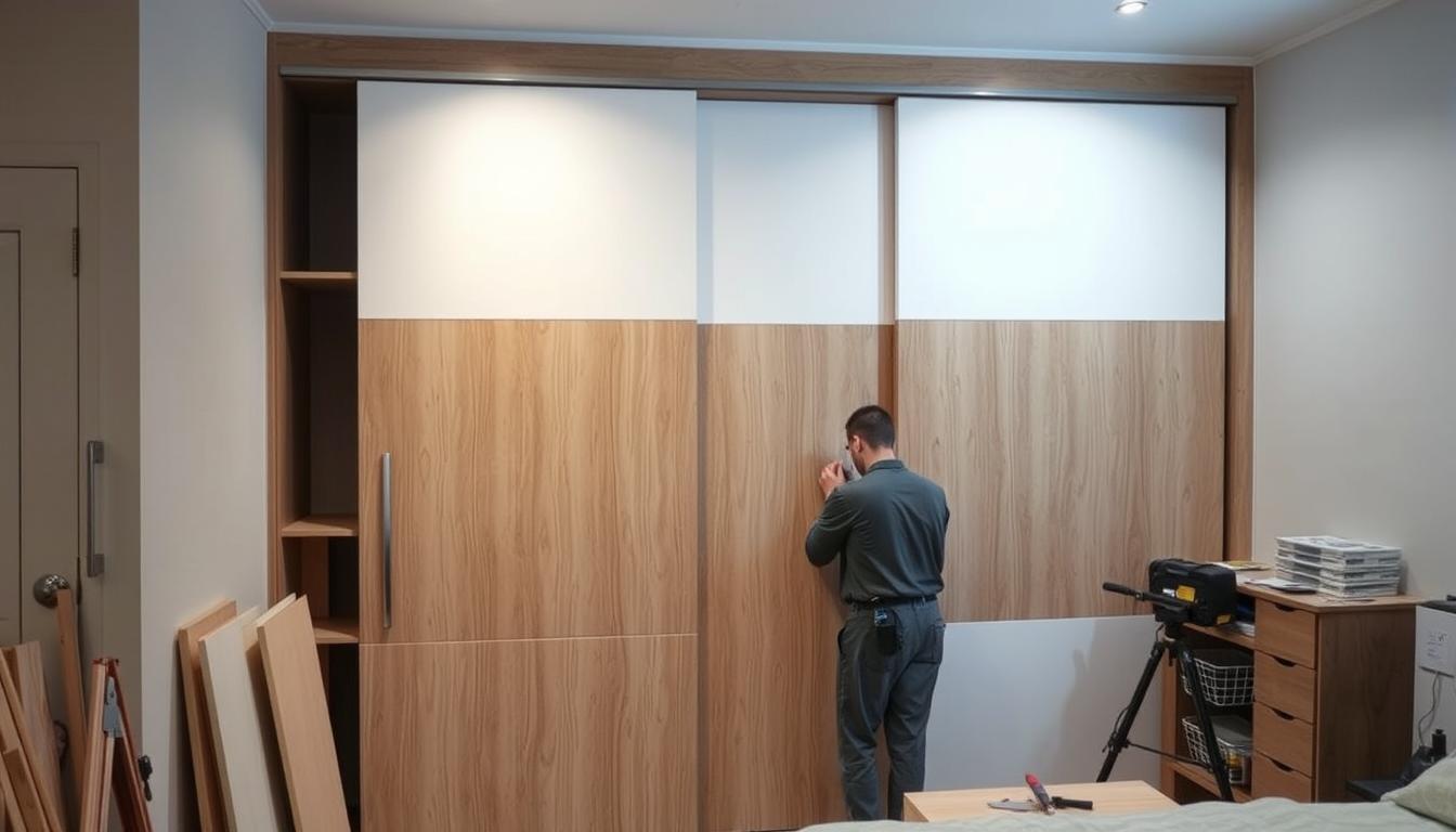 montaż drzwi przesuwnych