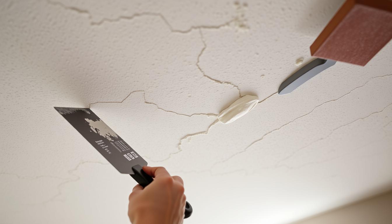 naprawa pęknięć na suficie gipsowym