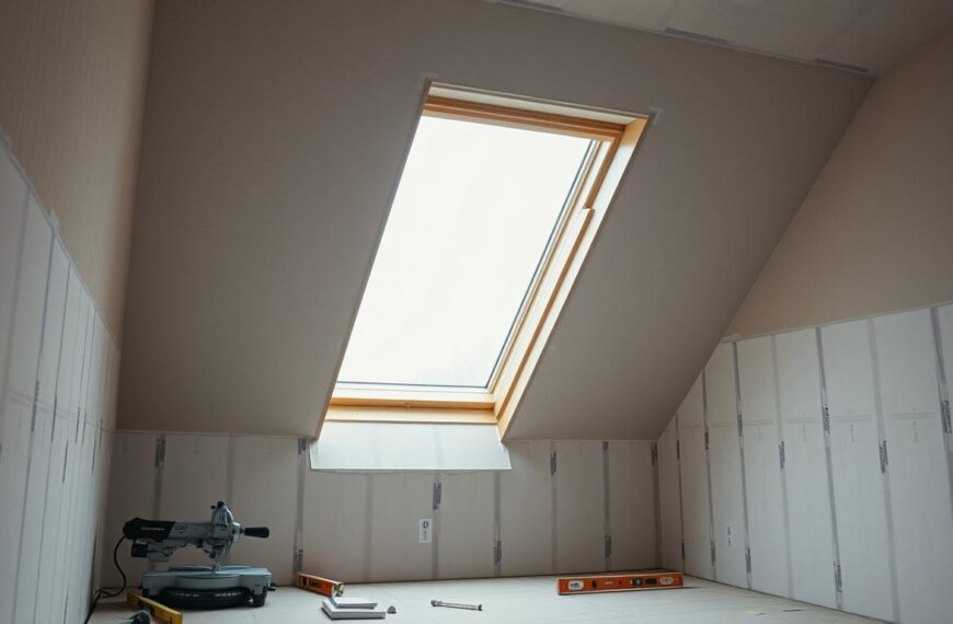 jak obudować okno dachowe płytą gipsową