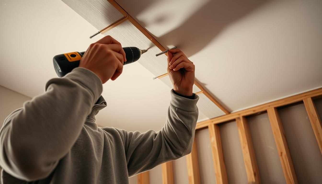 jak samemu przykręcić płyty gipsowe do sufitu