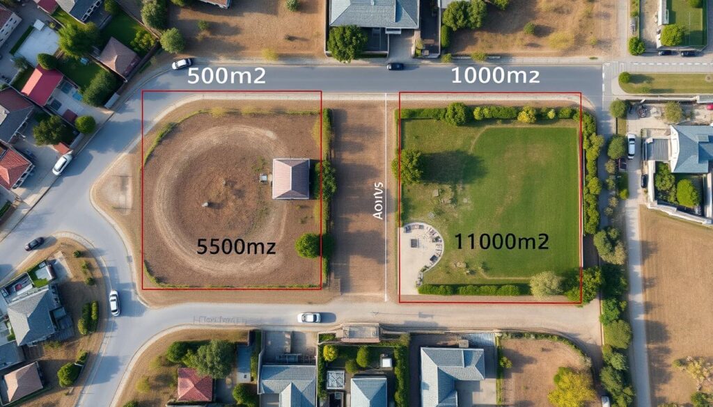 Działka 500m² i 1000m²