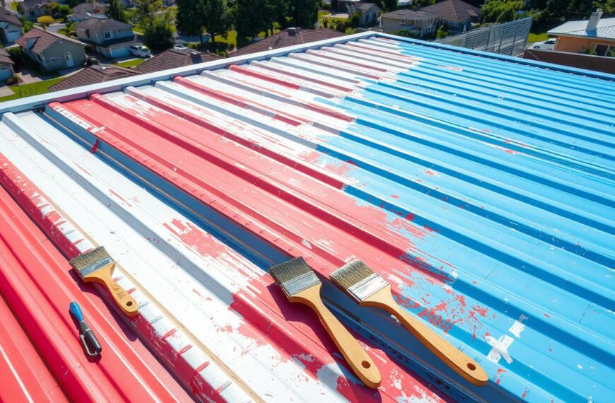 ile kosztuje malowanie dachu z blachy