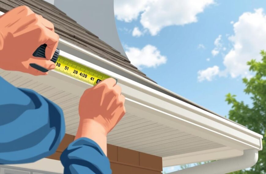 jak zmierzyć rozmiar rynny