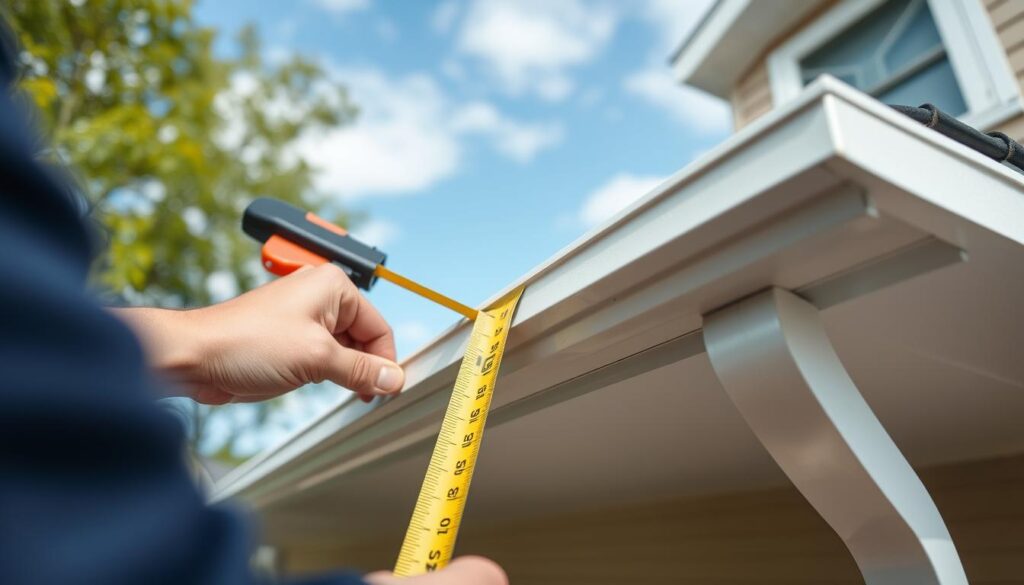 jak zmierzyc srednice rynny