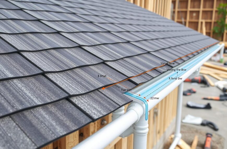 jaki spadek rynny na 10 metrach