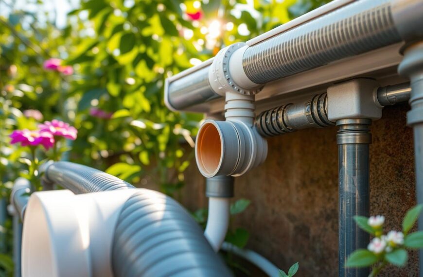 jakie rury do odprowadzenia wody z rynien