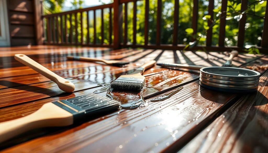 malowanie tarasu drewnianego cena