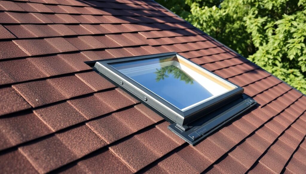 obróbka zewnętrzna okna dachowego