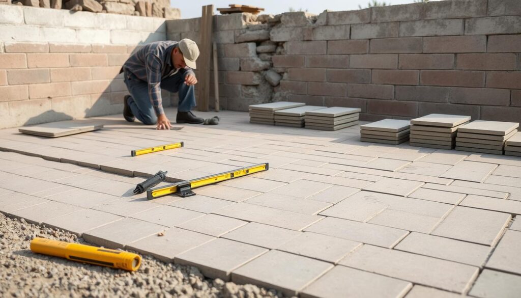 przygotowanie podłoża pod płytki klinkierowe