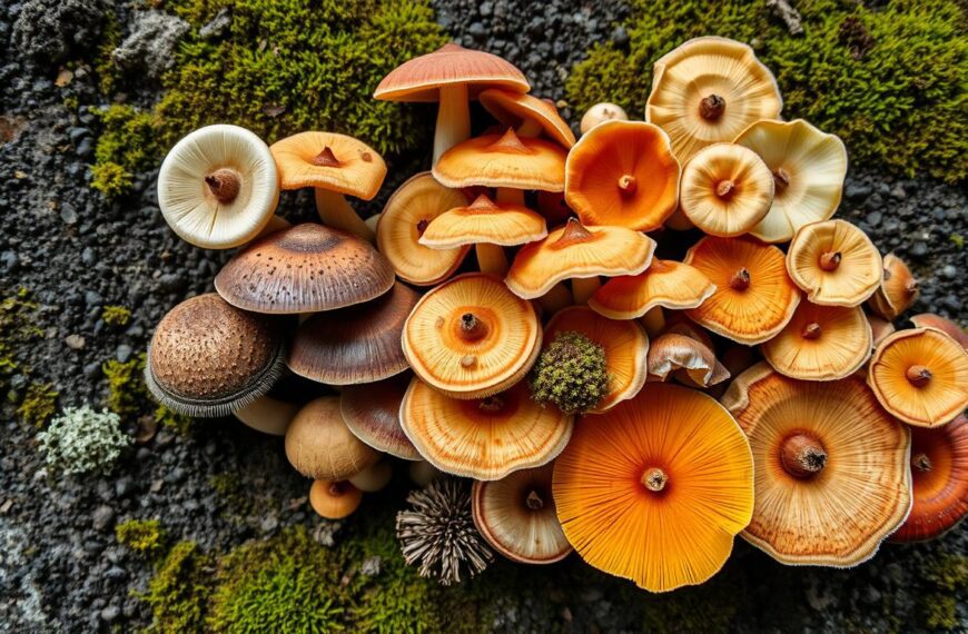 rodzaje grzybów na ścianie zdjęcia