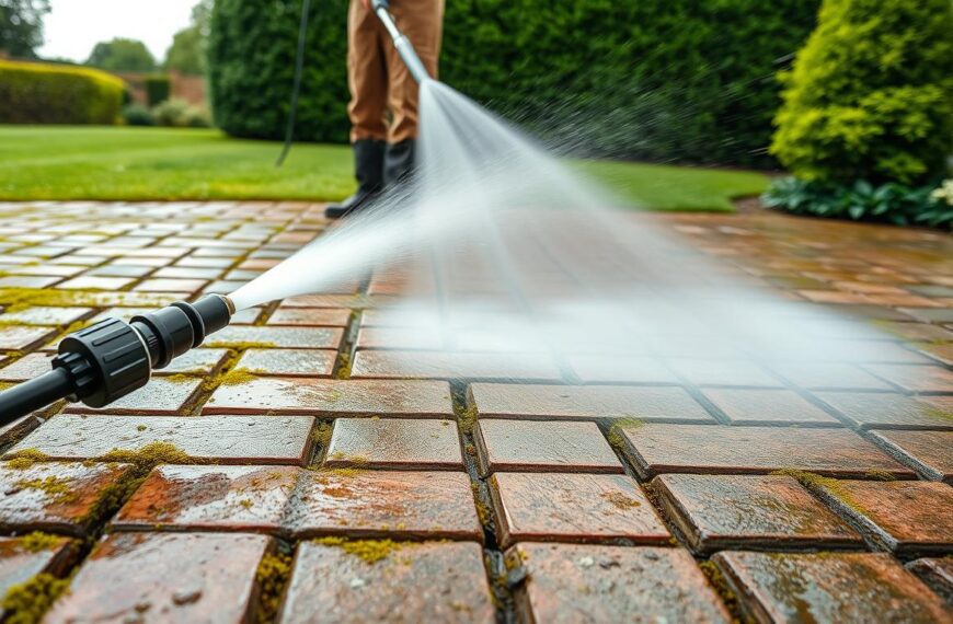 Jak usunąć mech myjką ciśnieniową