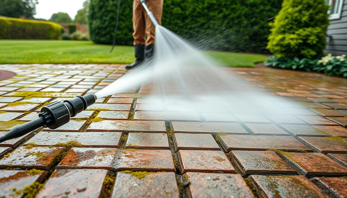 Jak usunąć mech myjką ciśnieniową