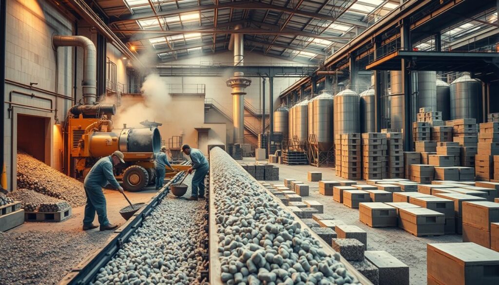 Proces produkcji keramzytu Proces produkcji keramzytu