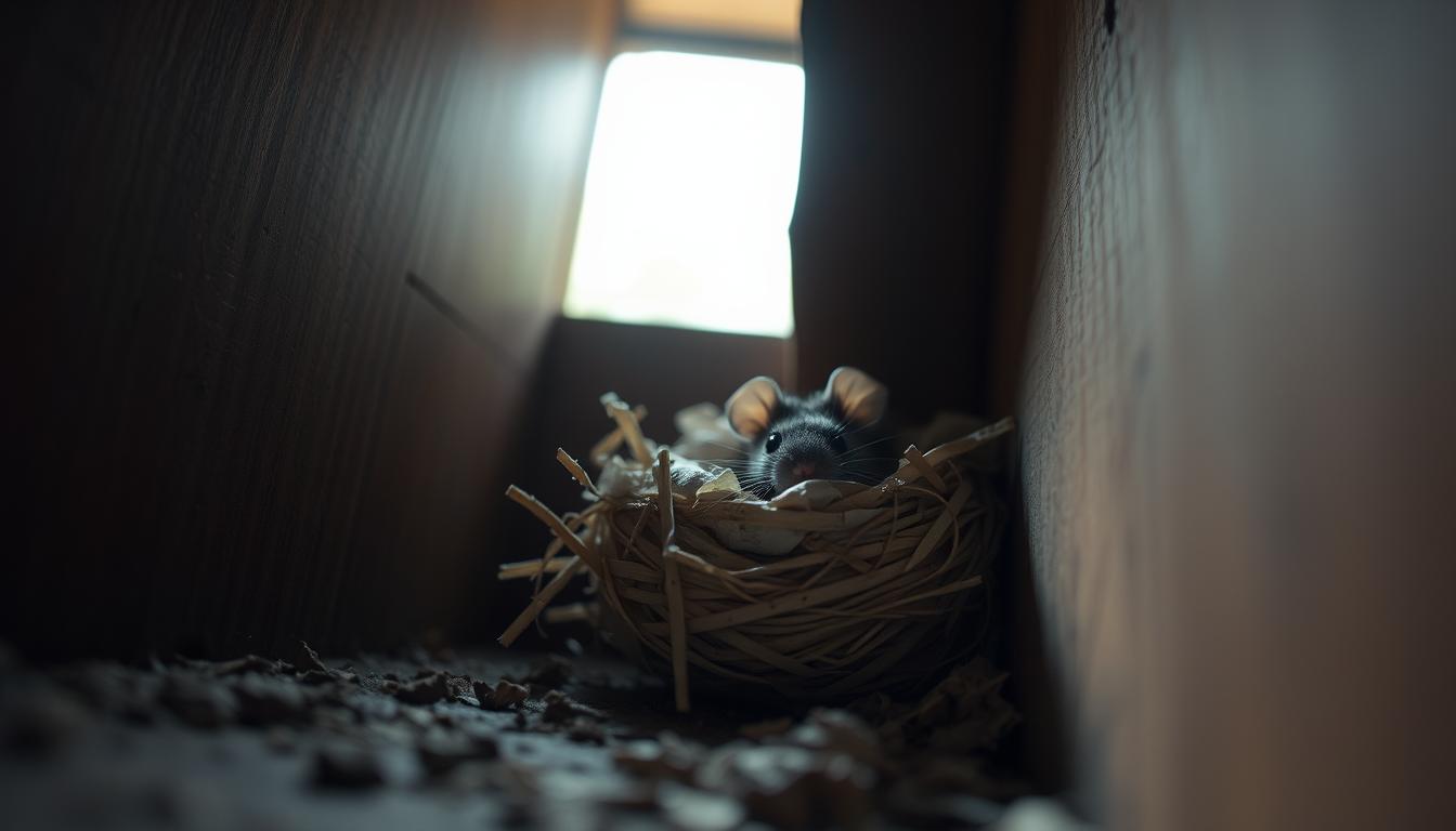 jak znaleźć gniazdo myszy w domu