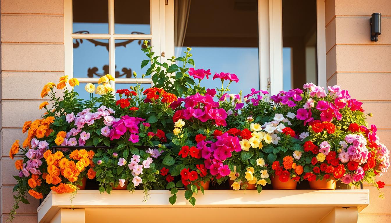 tanie kwiaty na balkon