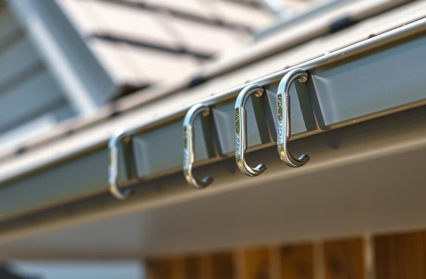 Montaż haków rynnowych