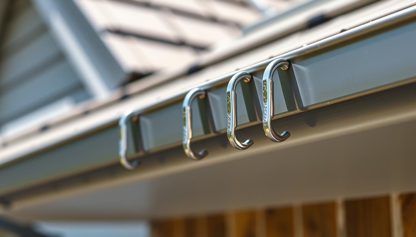 Montaż haków rynnowych