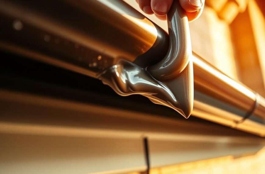 Naprawa cieknącej rynny