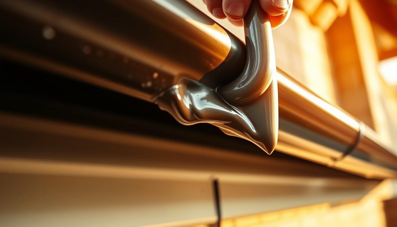 Naprawa cieknącej rynny