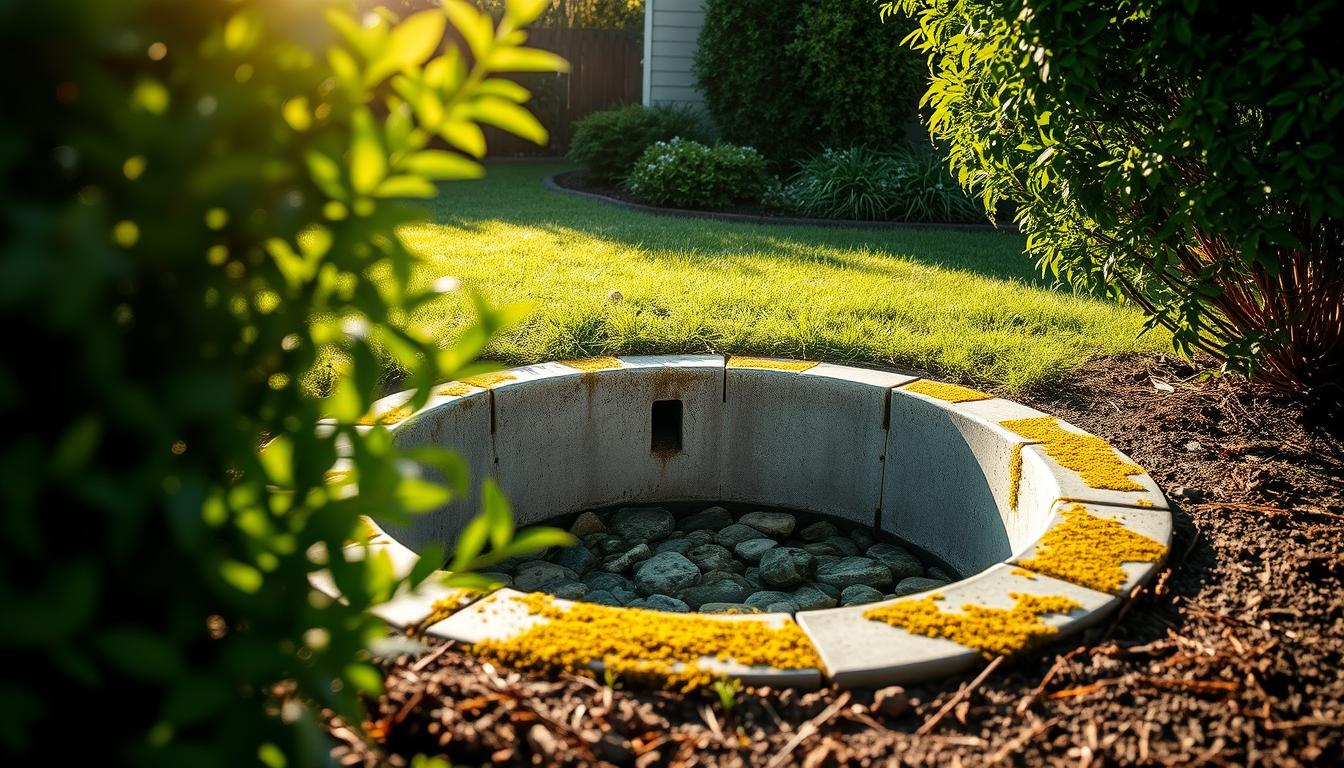 Podłączenie rynien do studni chłonnej