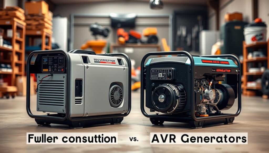 Porównanie zużycia paliwa w agregatach inwertorowych i AVR Porównanie zużycia paliwa w agregatach inwertorowych i AVR