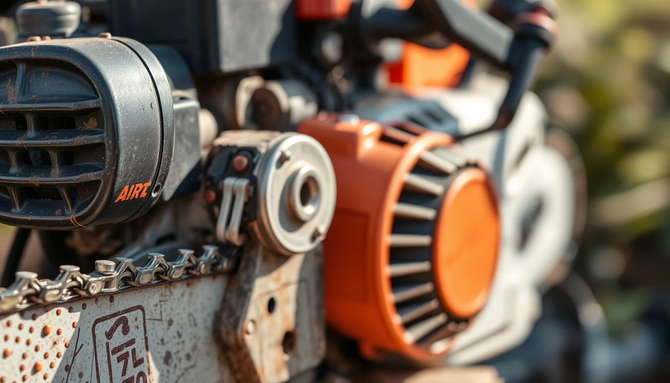 konserwacja piły łańcuchowej spalinowej