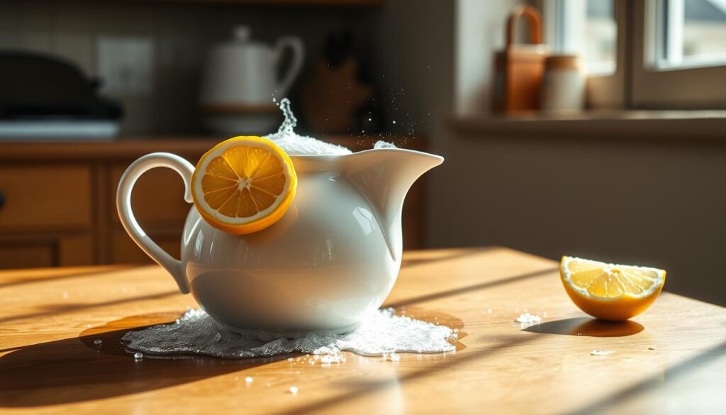 odkamienianie czajnika kwaskiem cytrynowym