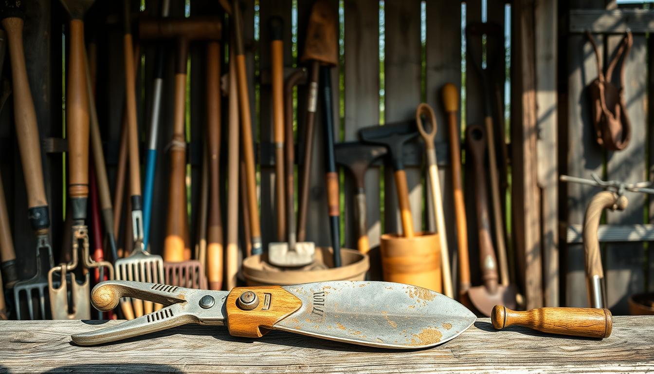 renowacja drewnianych narzędzi ogrodowych