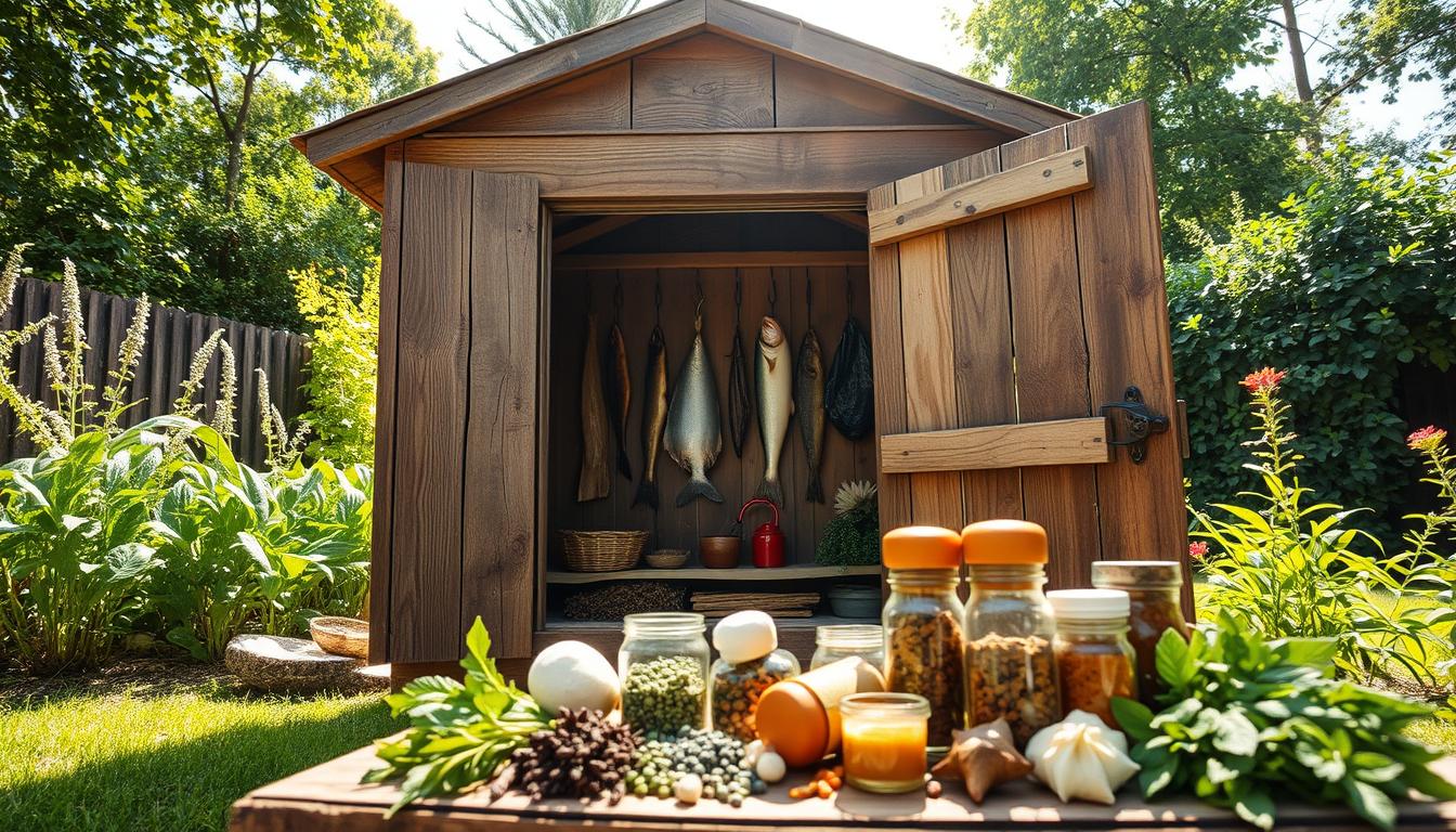 wędzarnia ogrodowa z beczki lub cegieł