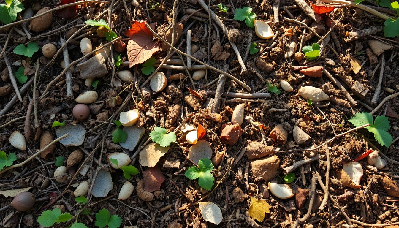 ziemia kompostowa z odpadów kuchennych