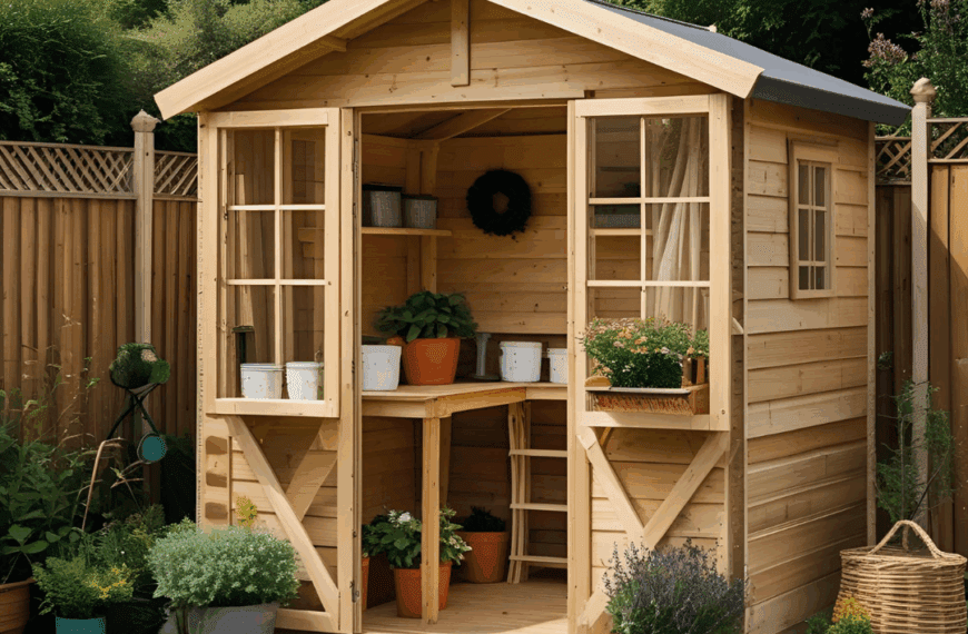 Drewniany domek w ogrodzie: 5 powodów, dla których go potrzebujesz!