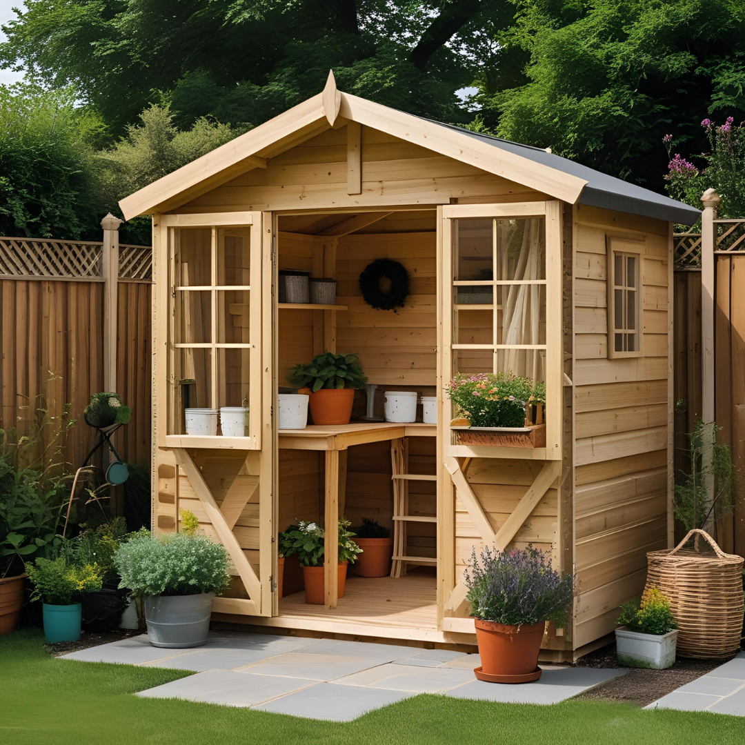 Drewniany domek w ogrodzie: 5 powodów, dla których go potrzebujesz!