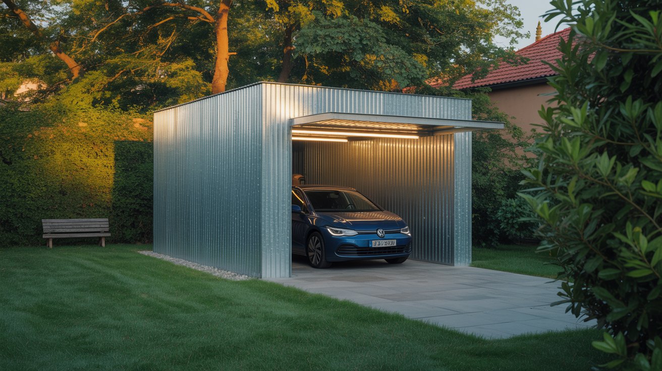 Garaż blaszany - idealne rozwiązanie do domu i na działkę