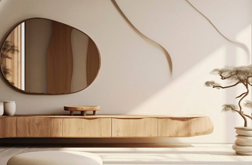 Lustra w stylu japandi