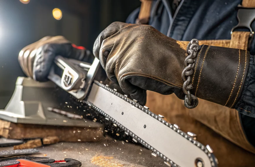 Jak naostrzyć łańcuch piły spalinowej