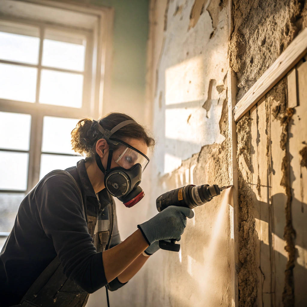 Jak skutecznie usunąć starą farbę olejną ze ściany