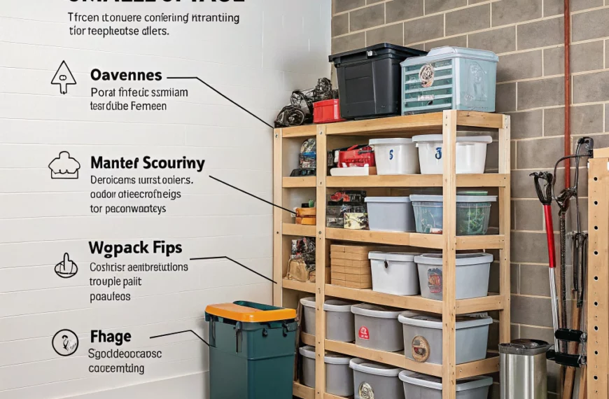 Jak tanio i sprytnie zorganizować przestrzeń w małej piwnicy lub garażu