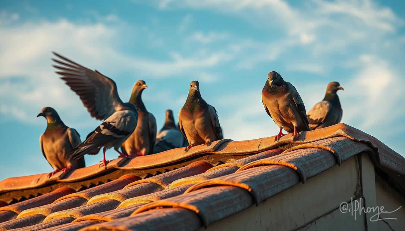 jak pozbyć się gołębi z dachu