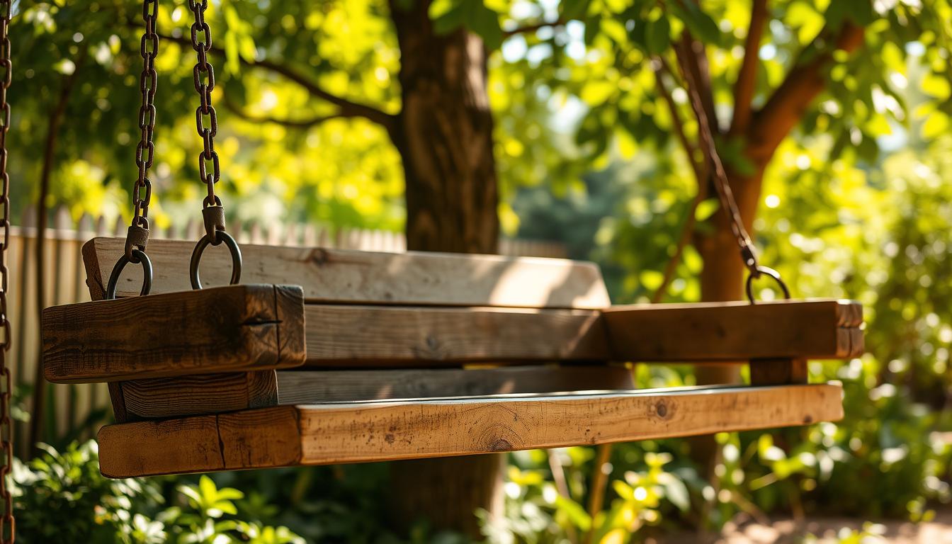 jak zbudować huśtawkę ogrodową